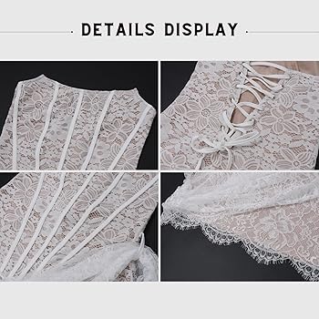【専用ページ】Corset body lace mini dress thumbnail_sagd24531s_black_fro